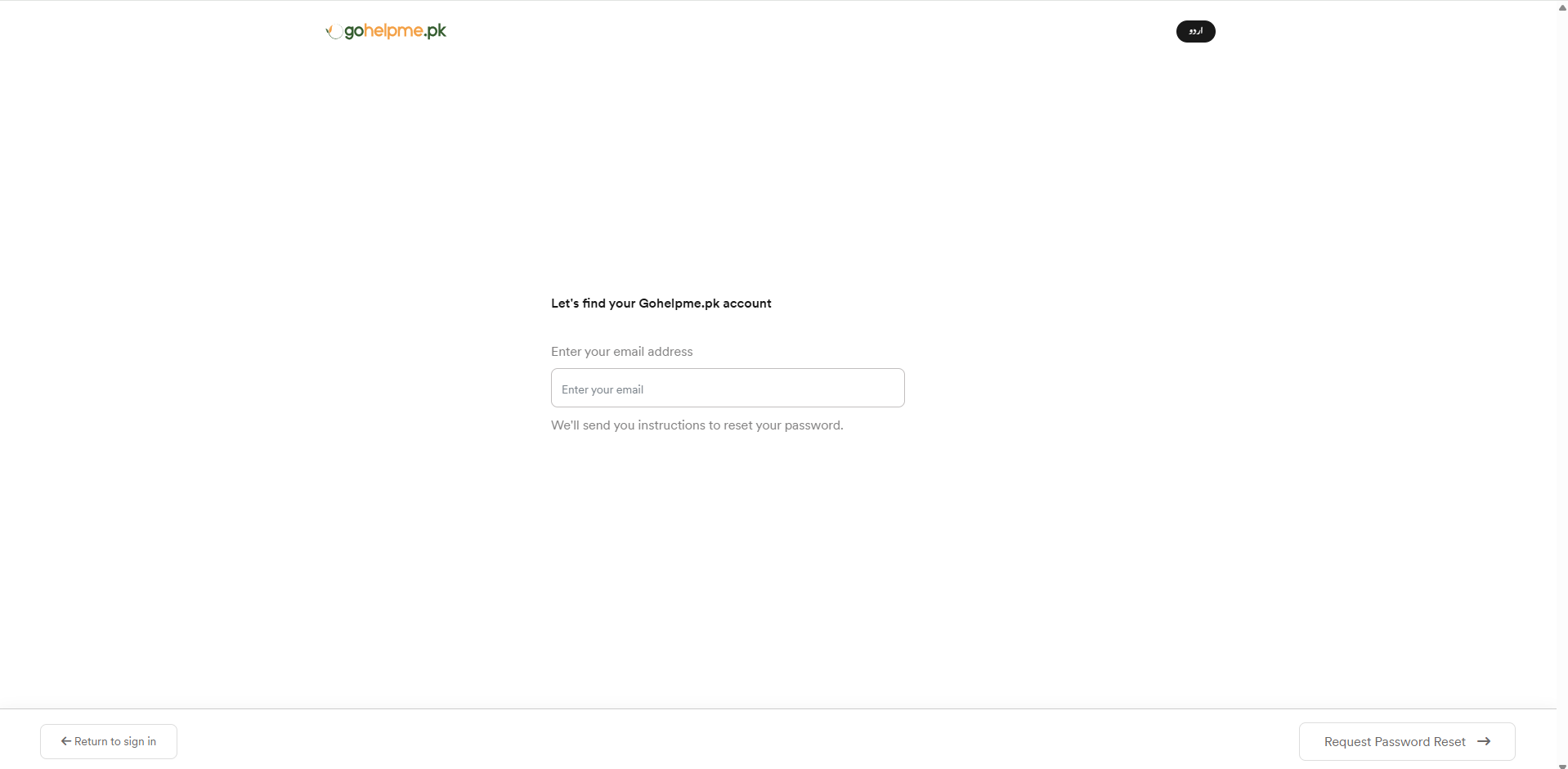 How to Reset Your Forgotten Password on Gohelpme.pk