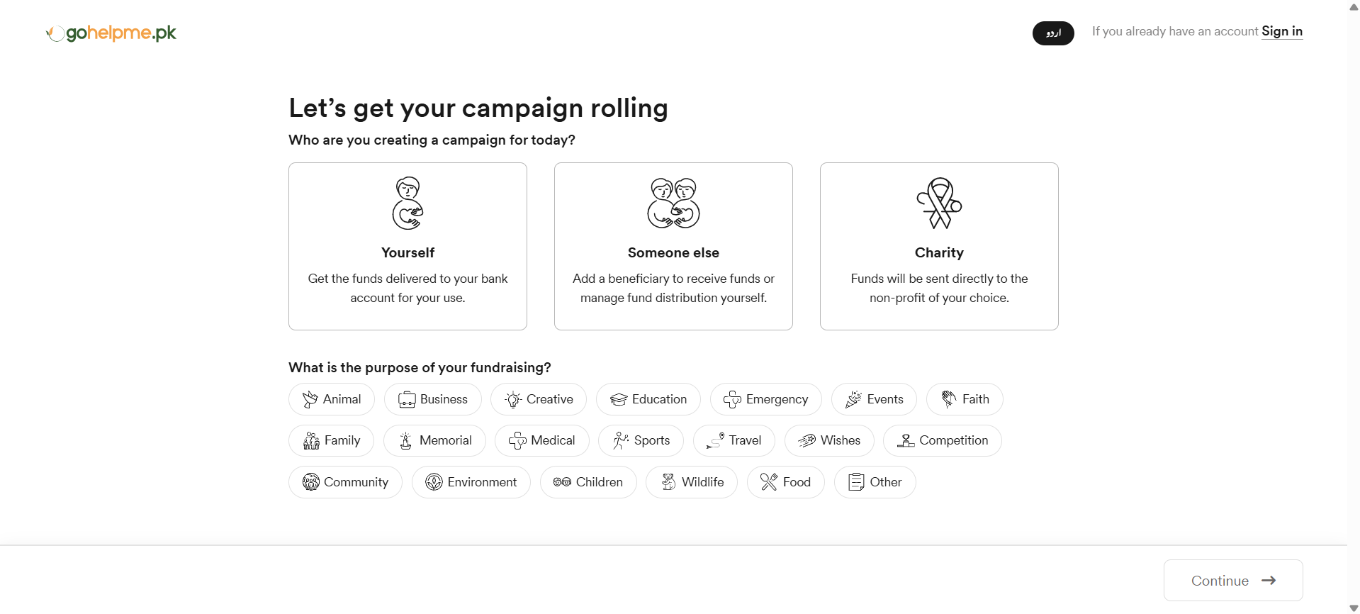 How to Create a Campaign on Gohelpme.pk?